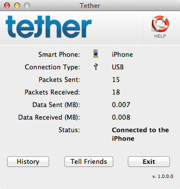 tether for iphone free