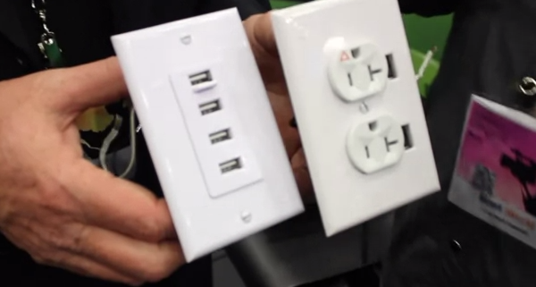 Macworld | iWorld 2012 – Current Werks – USB enabled wall outlets for Mobile Devices!