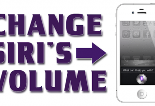 How to Use Siri iPhone 4S – Change Siri’s Volume or Mute Siri