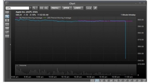 AAPL Stopped Trading After Crash Due to Wall Street Error