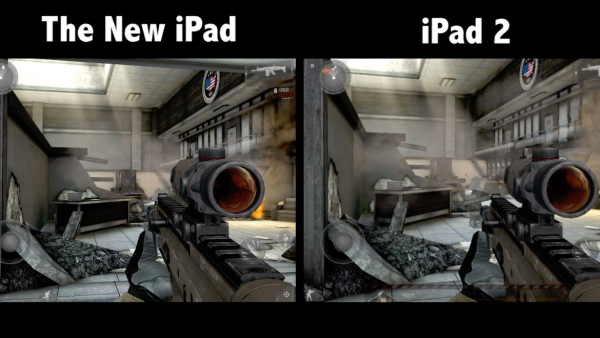 The New iPad VS iPad 2 – Graphics / Game Load Test – Modern Combat 3
