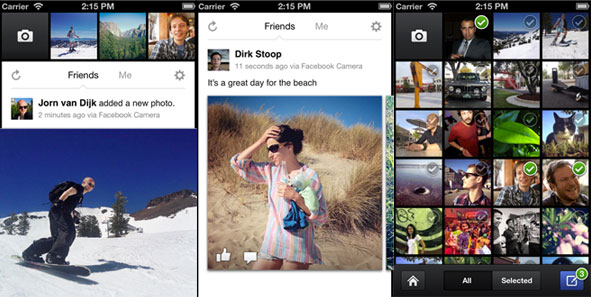 Facebook Launches New Photo Sharing App: Facebook Camera (or Instagram Clone)