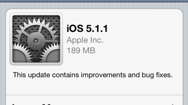 Apple Releases iOS 5.1.1