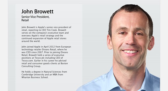 Apple’s New Senior VP of Retail, John Browett, Sends an Email to Apple Store Employees