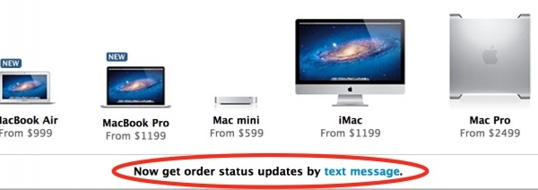 Apple Store Online Offers New Text Notifications On Order Status