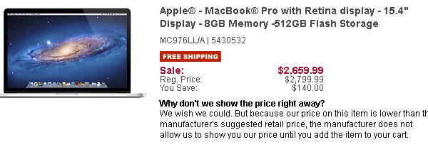 Best Buy Discounts Retina MacBook Pro And MacBook Air Up To $140 Off!