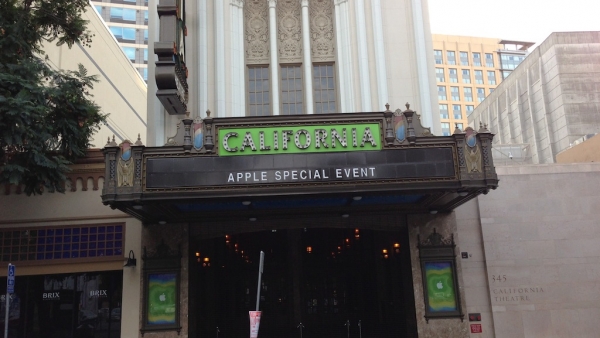 California Theatre Decorated For ‘iPad mini’ Event