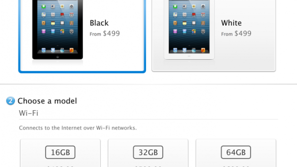 Fourth Generation iPad Is Now ‘In Stock’
