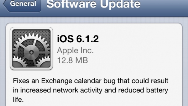 Apple Releases iOS 6.1.2 With Exchange Calendar Bug Fix