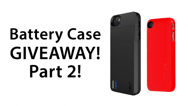 Giveaway: Two iPhone Battery Cases, Two Winners