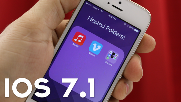 How To Create Nested Folders In iOS 7.1 [Video]